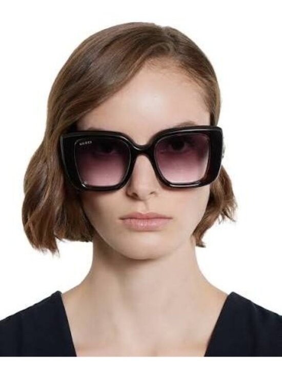 Gucci GG1975S 005 Square Sunglasses – Burgundy main image 6